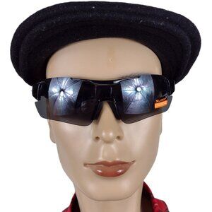 X-LOOP  Black Rimless Sunglasses #3629